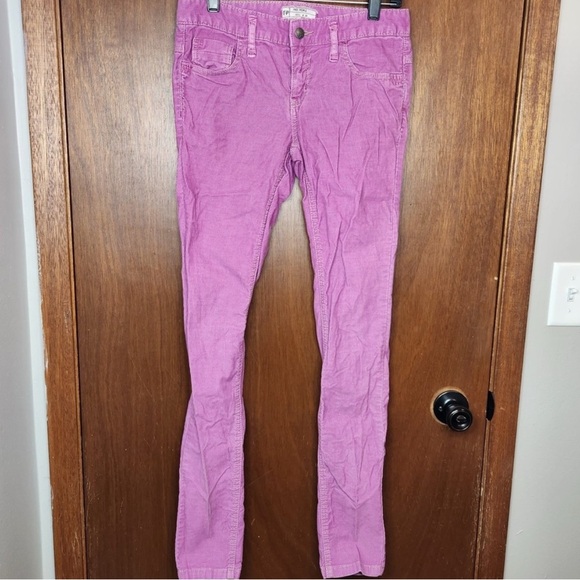 Free People Hot Rose Pink Corduroy Woman’s Skinny Jeans Size 26 Super cute! - Picture 2 of 9